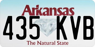 AR license plate 435KVB