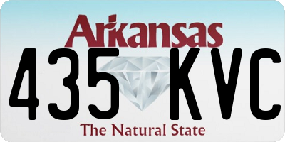 AR license plate 435KVC