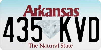 AR license plate 435KVD