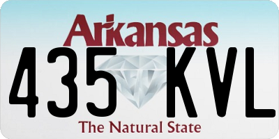 AR license plate 435KVL