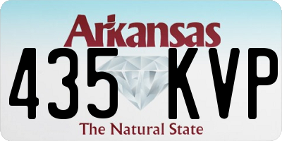 AR license plate 435KVP