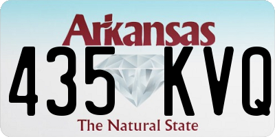 AR license plate 435KVQ