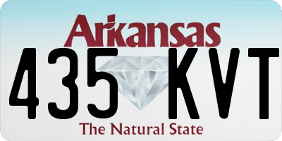 AR license plate 435KVT