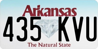 AR license plate 435KVU