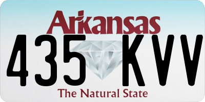 AR license plate 435KVV