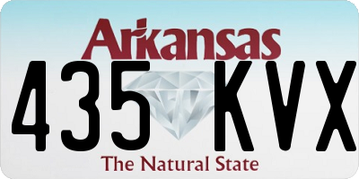 AR license plate 435KVX