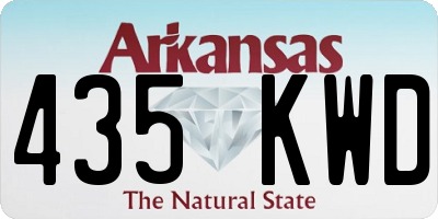 AR license plate 435KWD