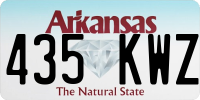 AR license plate 435KWZ