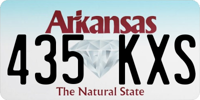 AR license plate 435KXS