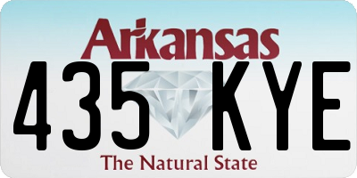 AR license plate 435KYE