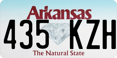 AR license plate 435KZH