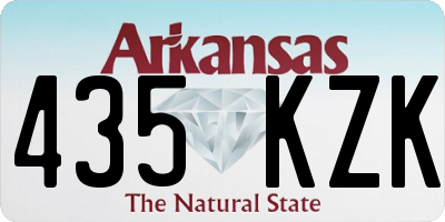 AR license plate 435KZK