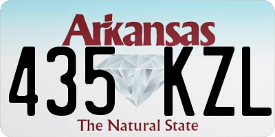 AR license plate 435KZL