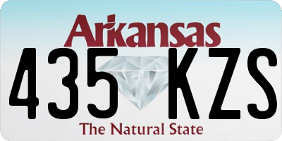 AR license plate 435KZS