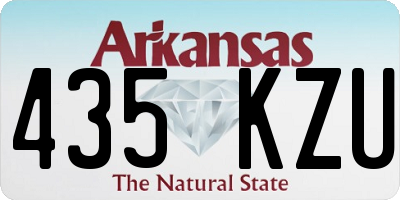 AR license plate 435KZU