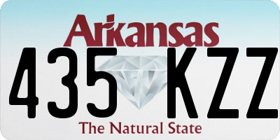 AR license plate 435KZZ