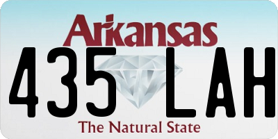 AR license plate 435LAH