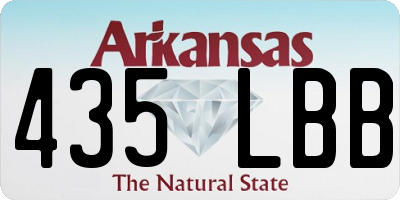 AR license plate 435LBB
