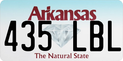 AR license plate 435LBL