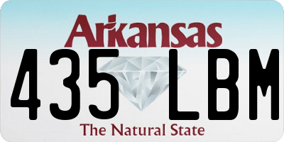 AR license plate 435LBM