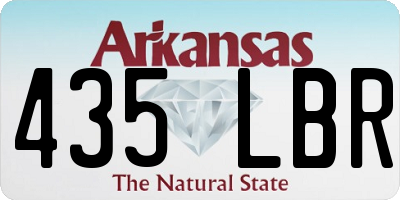AR license plate 435LBR