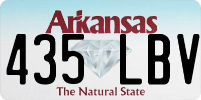 AR license plate 435LBV