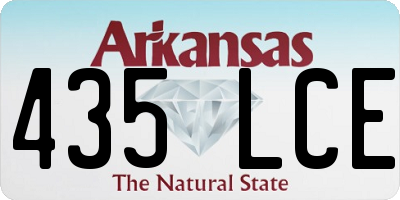AR license plate 435LCE