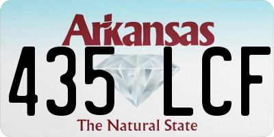 AR license plate 435LCF