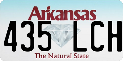 AR license plate 435LCH