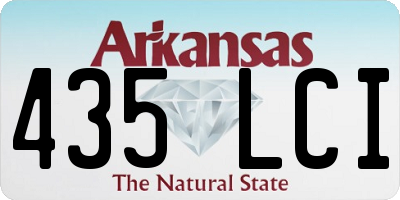 AR license plate 435LCI