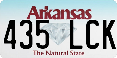 AR license plate 435LCK