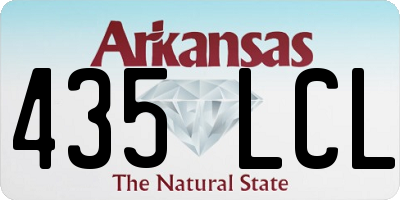 AR license plate 435LCL