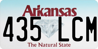 AR license plate 435LCM