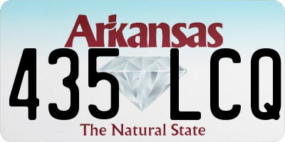 AR license plate 435LCQ