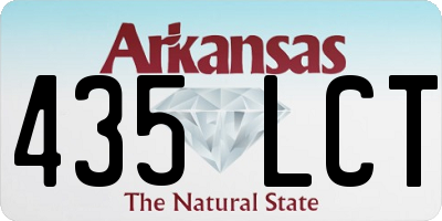 AR license plate 435LCT