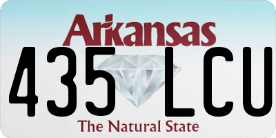 AR license plate 435LCU