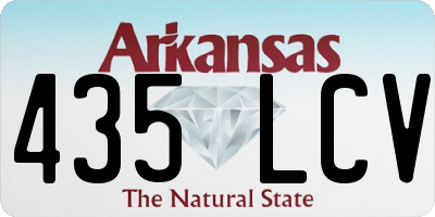 AR license plate 435LCV