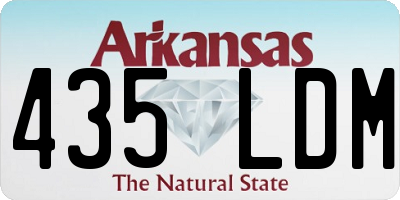 AR license plate 435LDM