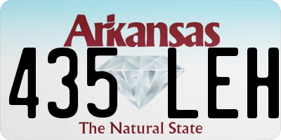 AR license plate 435LEH