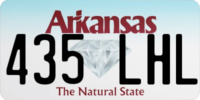 AR license plate 435LHL