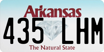 AR license plate 435LHM