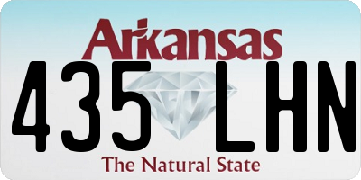 AR license plate 435LHN