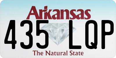 AR license plate 435LQP