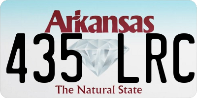 AR license plate 435LRC