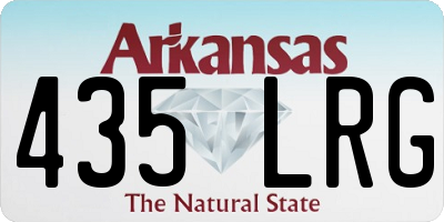AR license plate 435LRG