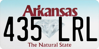 AR license plate 435LRL