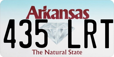 AR license plate 435LRT