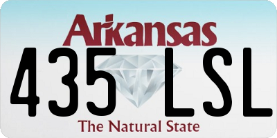 AR license plate 435LSL