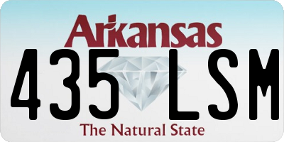 AR license plate 435LSM