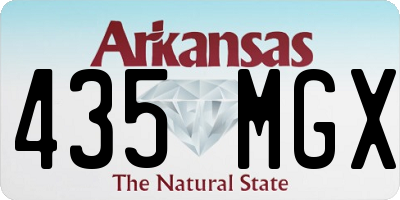 AR license plate 435MGX